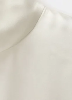 MANGO Koszule I Bluzki*Bluzka jedwabna z golfem