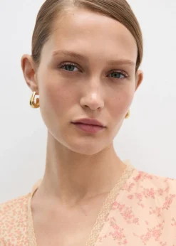 MANGO Koszule I Bluzki*Bluzka kopertowa z nadrukiem w kwiaty