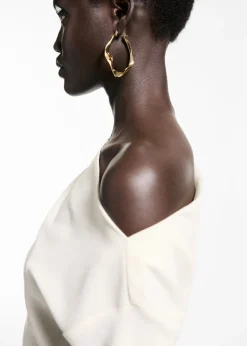 MANGO Koszule I Bluzki*Bluzka o asymetrycznym kroju z marszczeniem