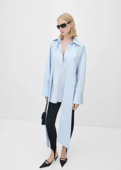 MANGO Koszule I Bluzki*Bluzka oversize z wiązaniem