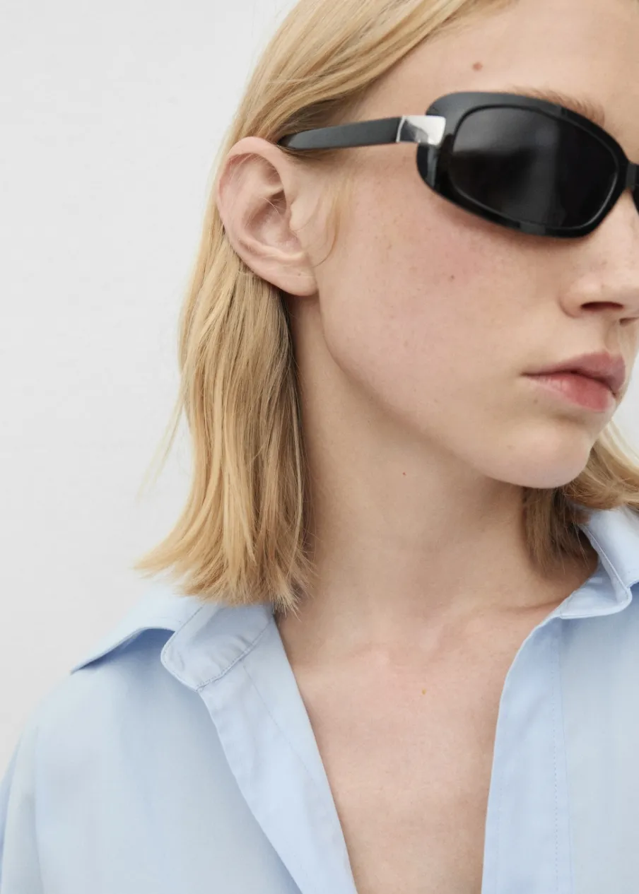 MANGO Koszule I Bluzki*Bluzka oversize z wiązaniem