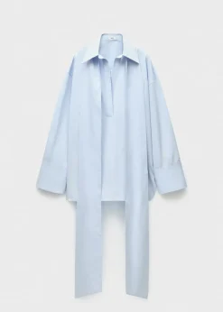 MANGO Koszule I Bluzki*Bluzka oversize z wiązaniem