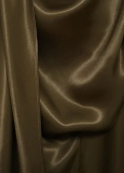 MANGO Koszule I Bluzki*Bluzka satynowa z wiązaniem