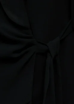 MANGO Koszule I Bluzki*Bluzka satynowa z wiązaniem