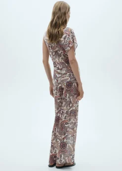 MANGO Koszule I Bluzki*Bluzka satynowa ze wzorem