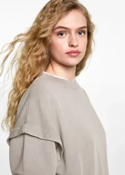 MANGO Bluzy*Bluzka stębnowane ramię