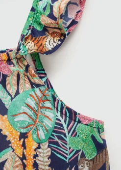 Dzieci MANGO Koszule*Bluzka tropikalny wzór