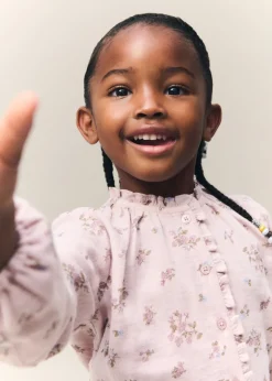 Dzieci MANGO Koszule*Bluzka w kwiaty