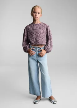 Dzieci MANGO Koszule I Bluzki*Bluzka w kwiaty