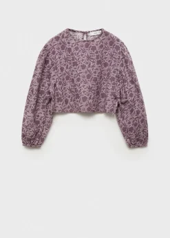 Dzieci MANGO Koszule I Bluzki*Bluzka w kwiaty