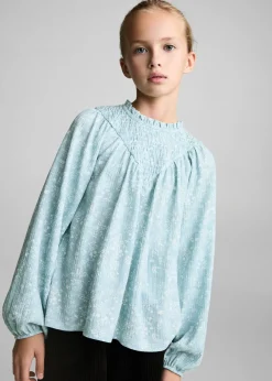 Dzieci MANGO Koszule I Bluzki|Koszulki I Topy*Bluzka w kwiaty