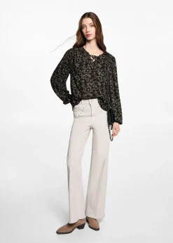 MANGO Koszule I Bluzki*Bluzka w kwiaty