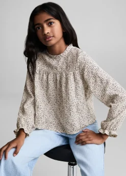 Dzieci MANGO Koszule I Bluzki*Bluzka w kwiaty