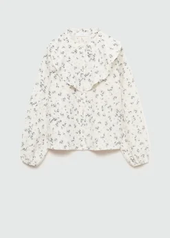 Dzieci MANGO Koszule I Bluzki*Bluzka w kwiaty z falbankami