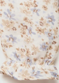 Dzieci MANGO Koszule*Bluzka w kwiaty z falbankami