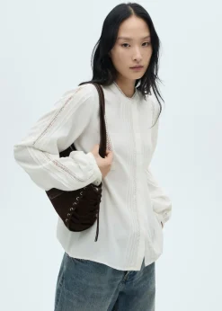 MANGO Koszule I Bluzki*Bluzka z ażurowym motywem