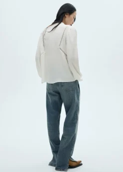 MANGO Koszule I Bluzki*Bluzka z ażurowym motywem