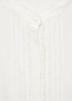 MANGO Koszule I Bluzki*Bluzka z ażurowym motywem