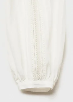 MANGO Koszule I Bluzki*Bluzka z ażurowym motywem