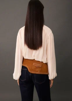 MANGO Koszule I Bluzki*Bluzka z bufiastymi rękawami i wiązaniem