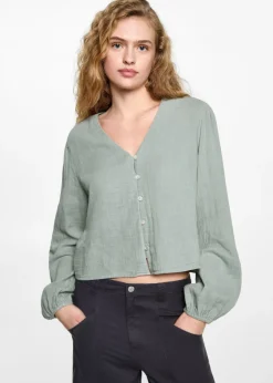 MANGO Koszule I Bluzki*Bluzka z dekoltem V