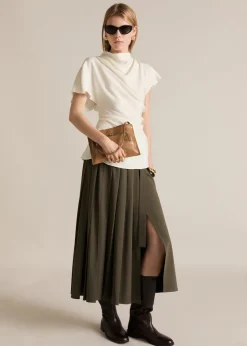 MANGO Koszule I Bluzki*Bluzka z drapowaniem i teksturą