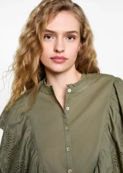 MANGO Koszule I Bluzki*Bluzka z falbanami