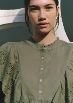 MANGO Koszule I Bluzki*Bluzka z falbanami