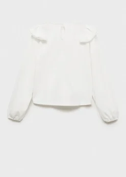 Dzieci MANGO Koszulki I Topy*Bluzka z falbankami