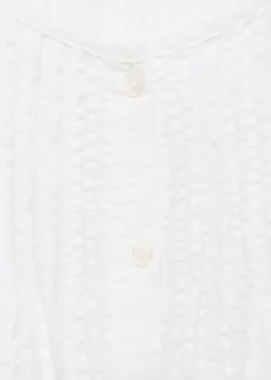 Dzieci MANGO Koszule I Bluzki*Bluzka z falbankami i wyszywanymi zdobieniami