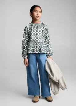 Dzieci MANGO Koszulki I Topy*Bluzka z geometrycznym wzorem