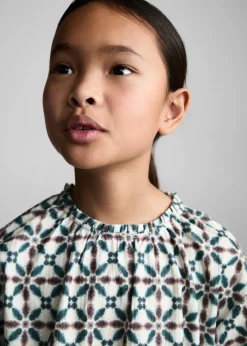 Dzieci MANGO Koszulki I Topy*Bluzka z geometrycznym wzorem