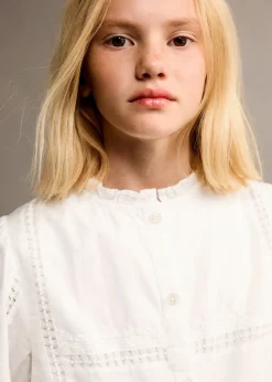 Dzieci MANGO Koszule I Bluzki*Bluzka z haftem