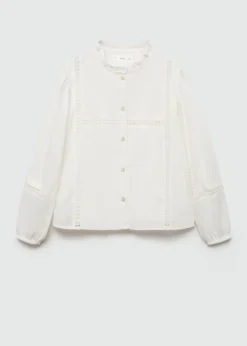 Dzieci MANGO Koszule I Bluzki*Bluzka z haftem