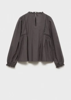 Dzieci MANGO Koszule I Bluzki*Bluzka z haftem