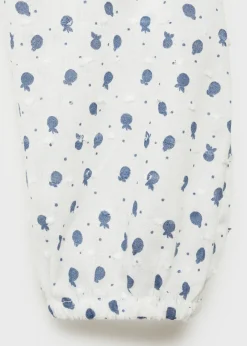 Dzieci MANGO Koszule|Koszule*Bluzka z kołnierzykiem babydoll i nadrukiem