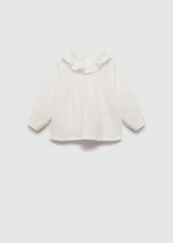 Dzieci MANGO Koszule|Koszule*Bluzka z kreszowanej bawełny