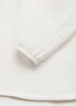 Dzieci MANGO Koszule|Koszule*Bluzka z kreszowanej bawełny