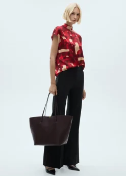 MANGO Koszule I Bluzki*Bluzka z krótkim rękawem i wzorem