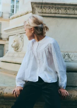 Dzieci MANGO Koszule I Bluzki*Bluzka z lureksowym wykończeniem