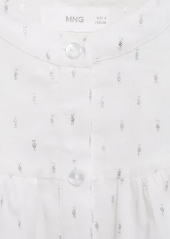 Dzieci MANGO Koszule I Bluzki*Bluzka z lureksowym wykończeniem