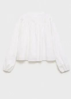 Dzieci MANGO Koszule I Bluzki*Bluzka z lureksowym wykończeniem