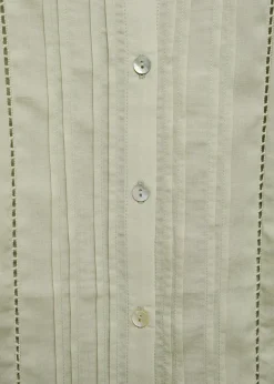 MANGO Koszule I Bluzki*Bluzka z lyocellu z ażurowymi wstawkami