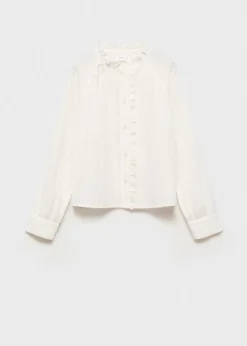 Dzieci MANGO Koszule I Bluzki*Bluzka z metaliczną nicią