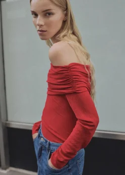 MANGO Koszule I Bluzki*Bluzka z odkrytymi ramionami