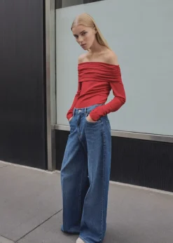 MANGO Koszule I Bluzki*Bluzka z odkrytymi ramionami