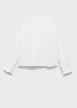 Dzieci MANGO Koszule I Bluzki*Bluzka ze szczypankami i strasem