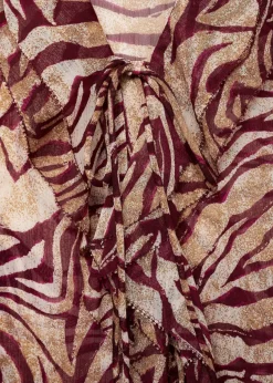 MANGO Koszule I Bluzki*Bluzka ze wzorem i falbankami