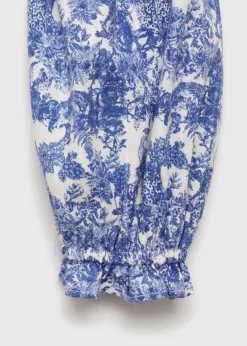 Dzieci MANGO Koszule I Bluzki*Bluzka ze wzorem i marszczeniem