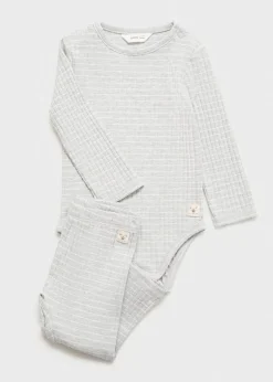 Dzieci MANGO Piżamy|Piżamy*Body bawełniane w paski